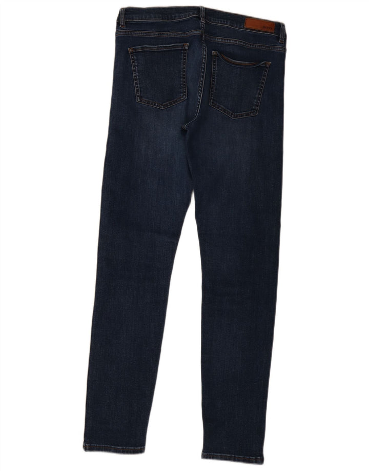 Hugo Boss Femme Jean Slim W30 L32 Bleu Coton