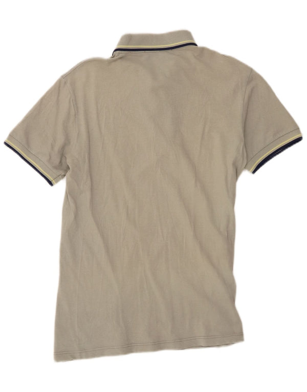Fred Perry Polo Homme Petit Gris Rayé Coton