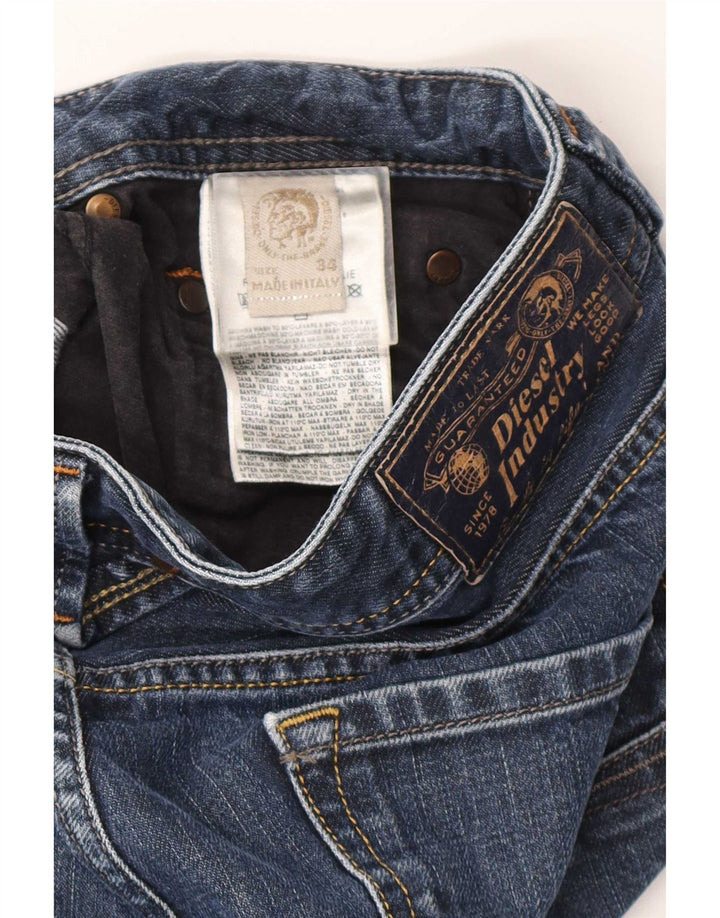 Diesel Jean droit W34 L29 bleu coton homme