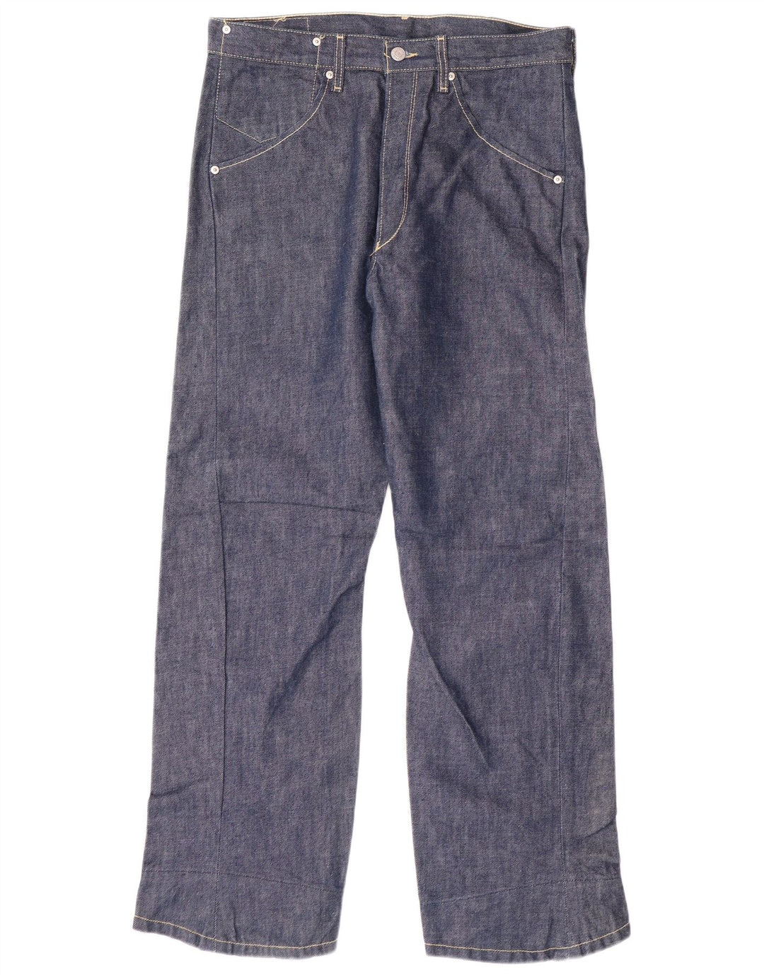 LEVI'S Jean droit 501 homme W32 L30 bleu coton classique