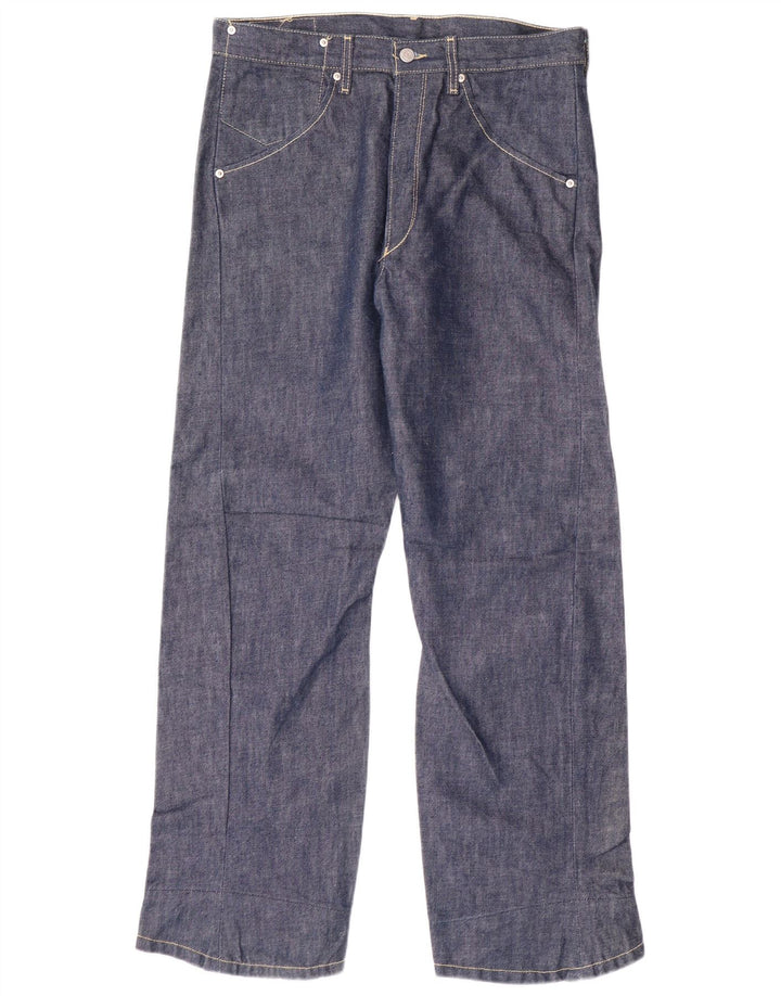 LEVI'S Jean droit 501 homme W32 L30 bleu coton classique