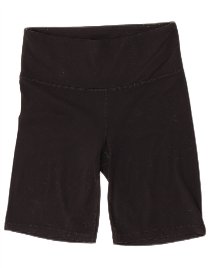Athleta Short de sport pour femme UK 8 Petit nylon noir