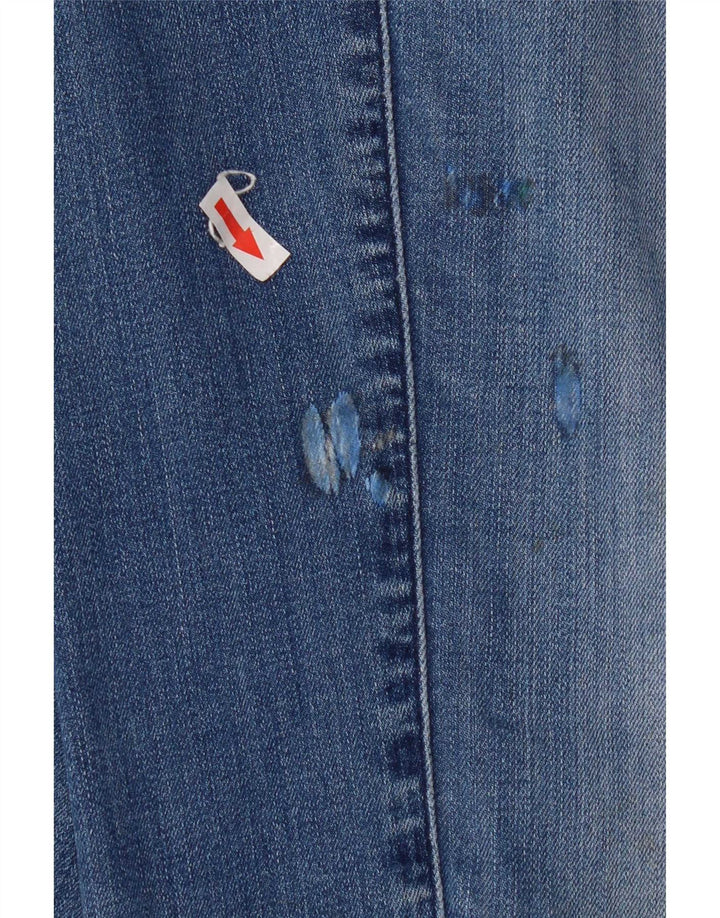 Lee Jean Droit Marion Femme W30 L31 Bleu Coton