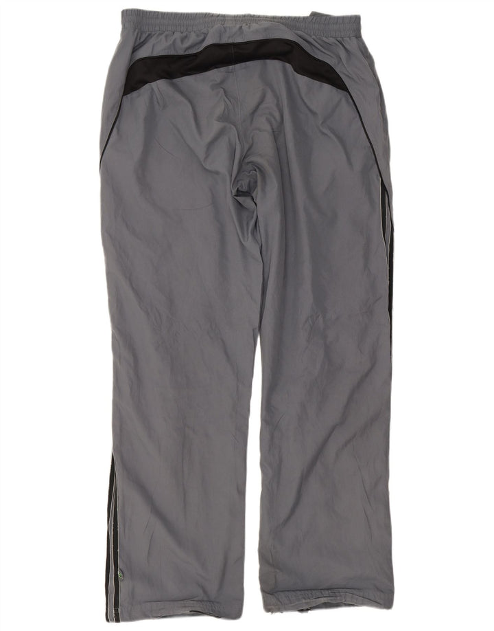 Adidas Pantalon de survêtement Climalite pour homme Large Gris Colorblock Polyester
