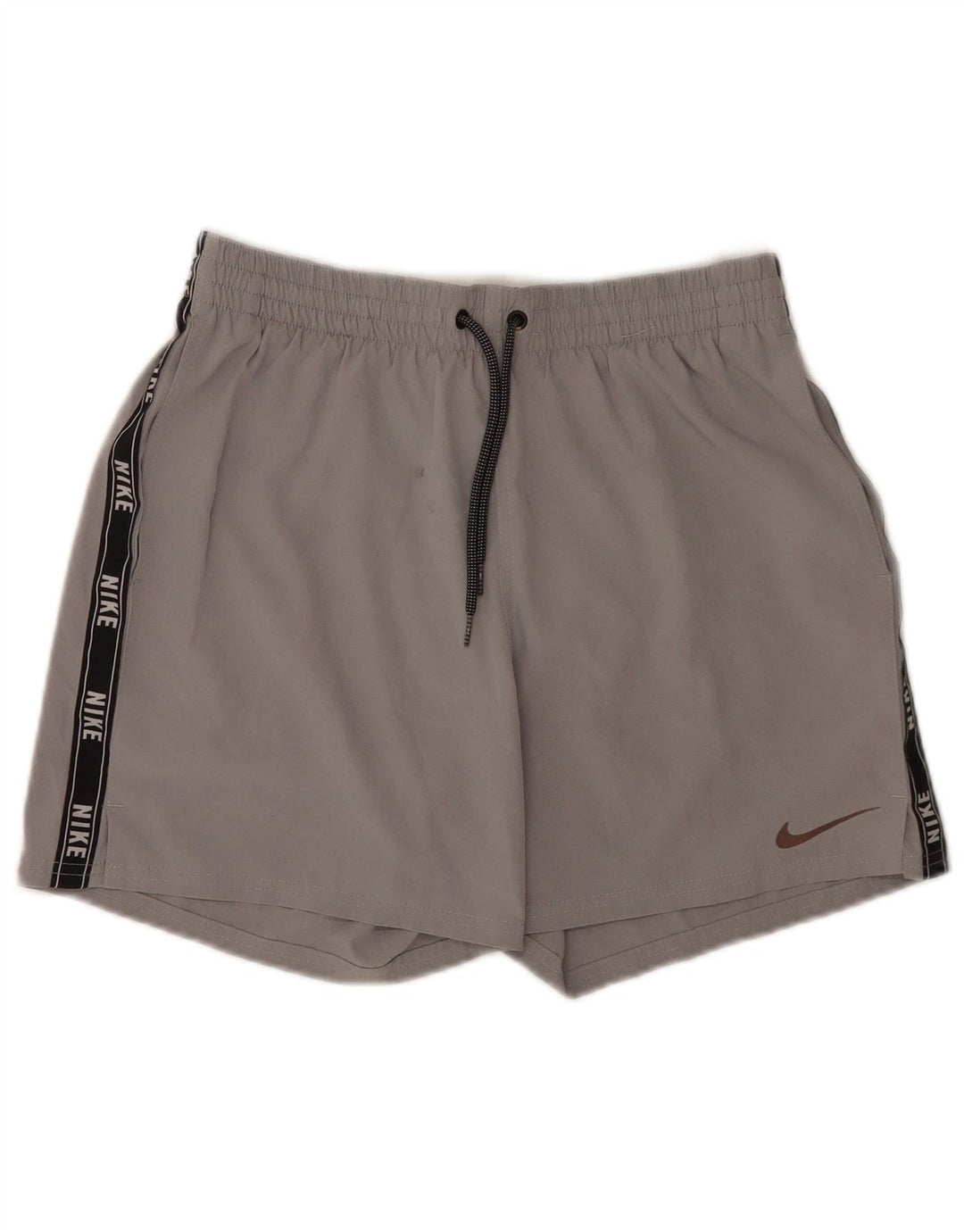 Nike Short de sport graphique pour homme en polyester color block gris moyen