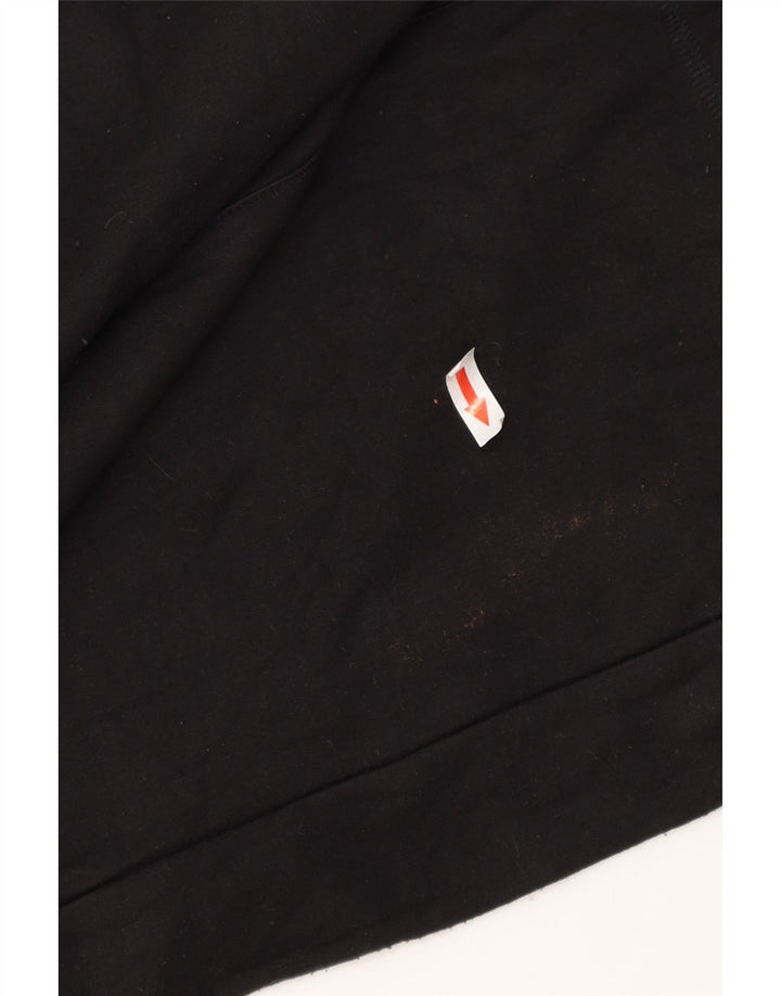 Fat Face Sweat-shirt surdimensionné à col roulé pour femme UK 10 Petit Noir