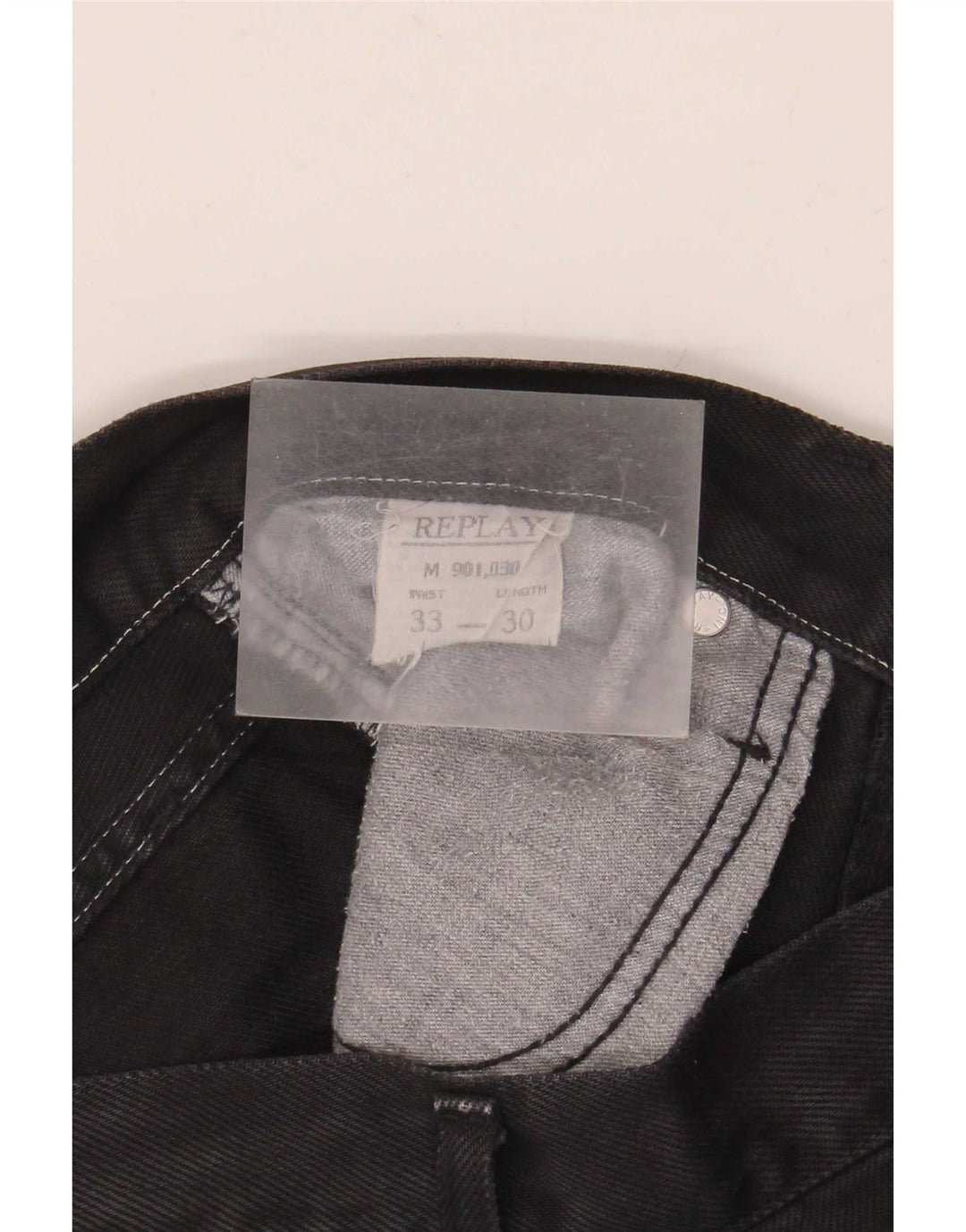 Replay Jean droit homme W33 L30 noir