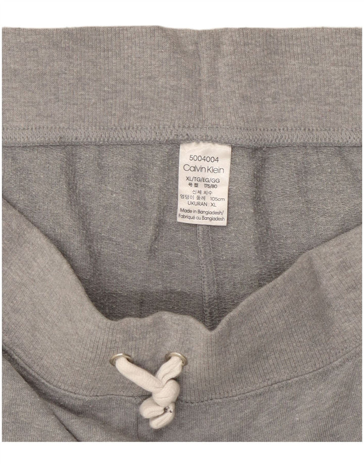 CALVIN KLEIN Pantalon de survêtement pour femme Joggers UK 18 XL Gris moucheté