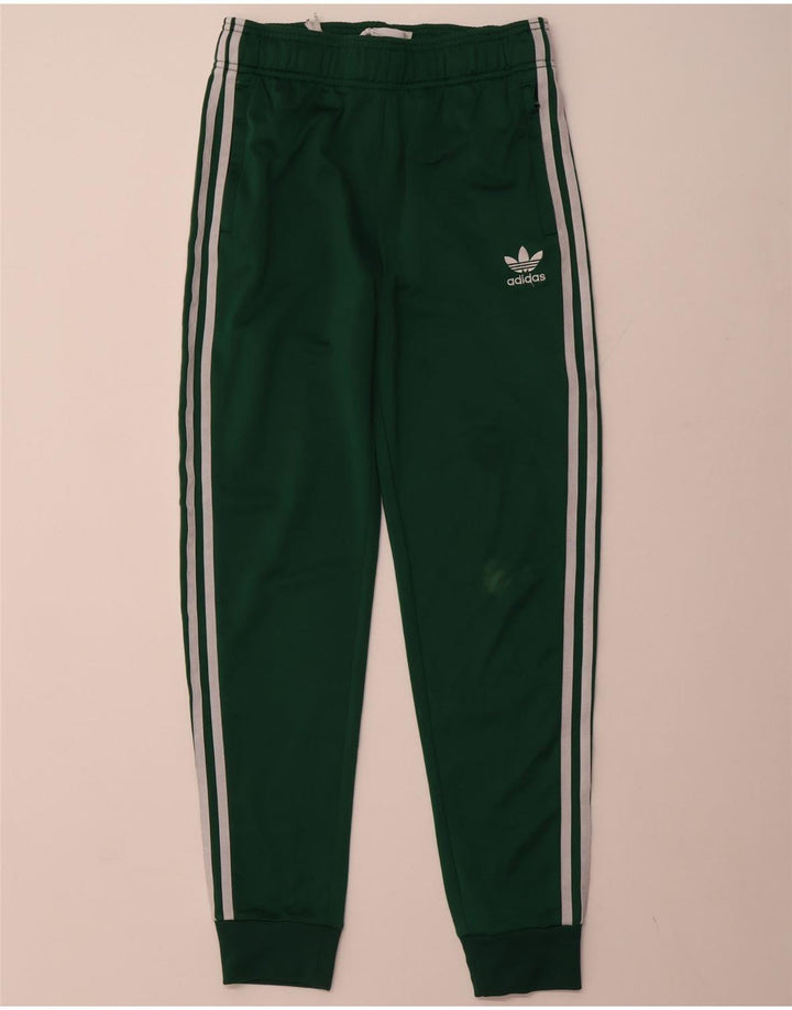 ADIDAS Pantalon de survêtement garçon Joggers 13-14 ans Vert Polyester