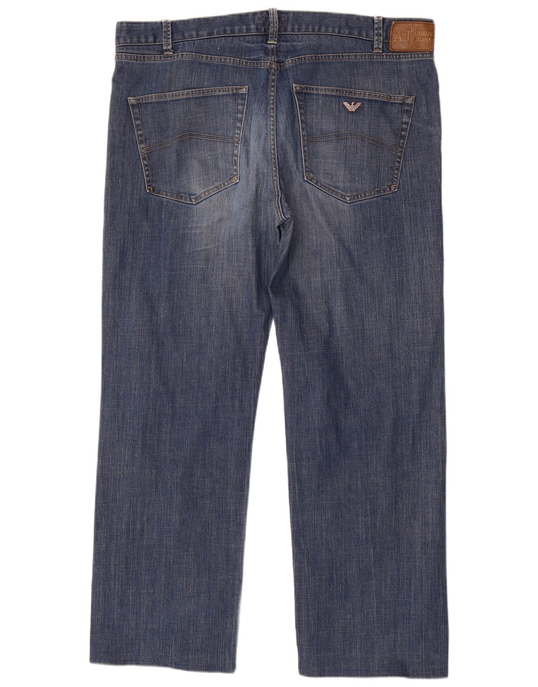 ARMANI Jean Droit Homme W38 L30 Bleu Coton