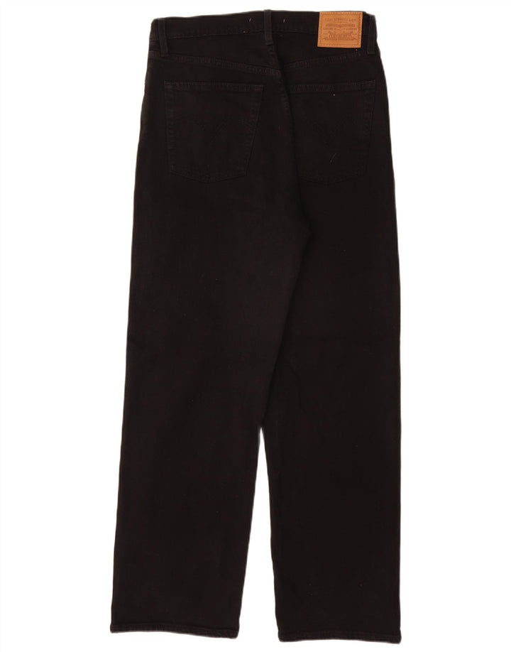 LEVI'S Jean droit taille haute Ribcage femme W29 L27 coton noir