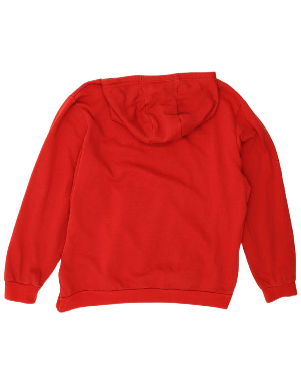 Adidas Pull à capuche pour homme XL Rouge Coton