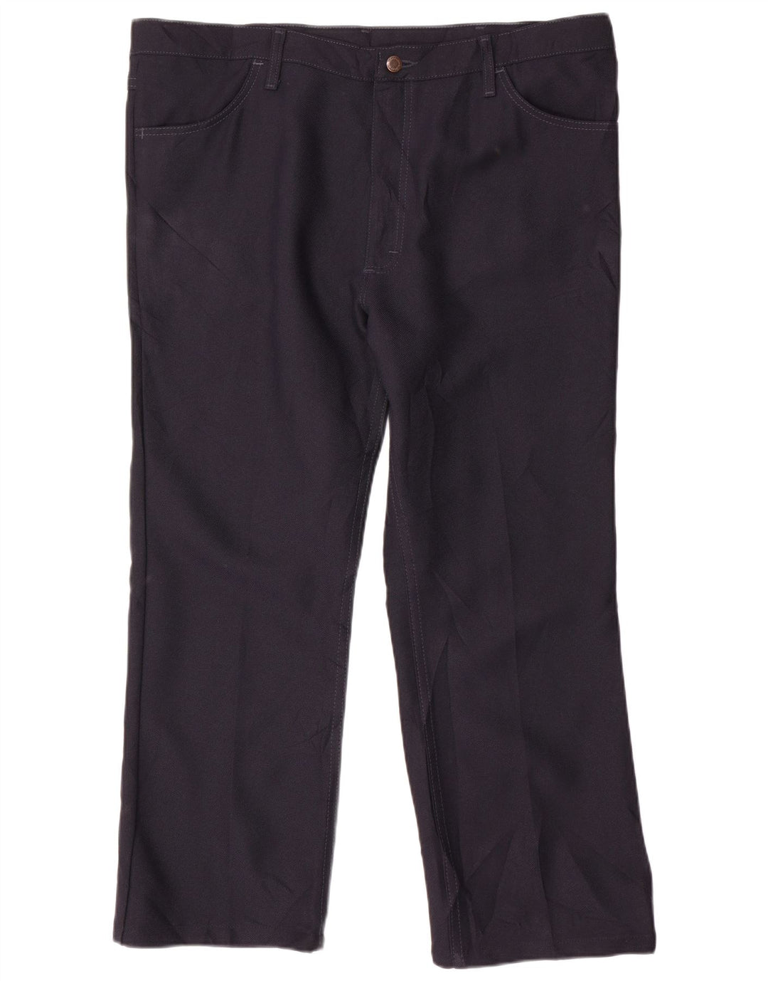 WRANGLER Pantalon décontracté droit homme W40 L27 Bleu Marine Polyester