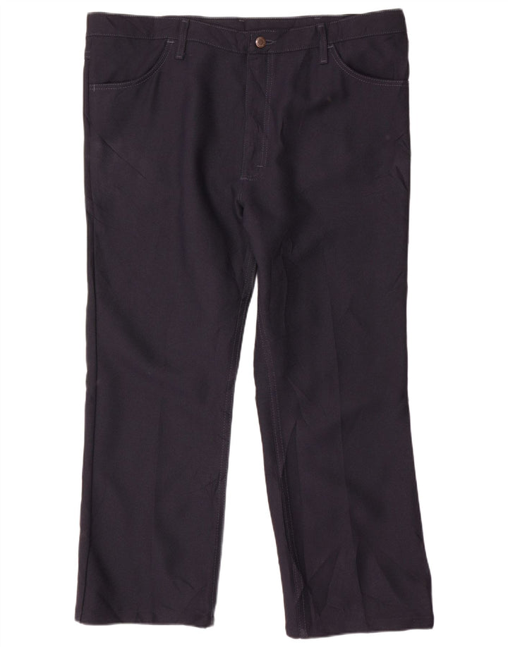 WRANGLER Pantalon décontracté droit homme W40 L27 Bleu Marine Polyester