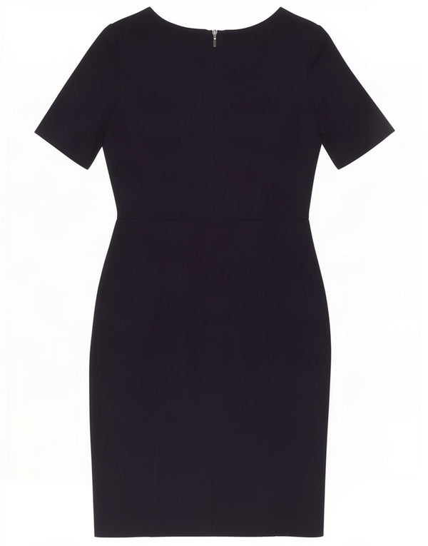 Marks & Spencer Robe fourreau pour femme UK 8 Small Bleu marine Polyester