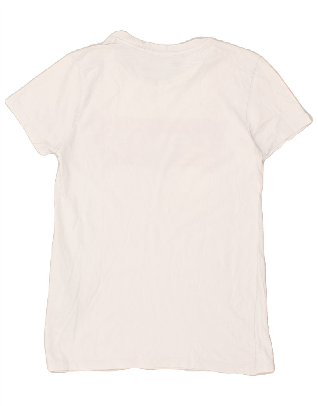 LEVI'S Womens Graphic T-Shirt Top UK 2 2XS White Cotton | Vintage Levi's | Thrift | Second-Hand Levi's | Used Clothing | Messina Hembry 