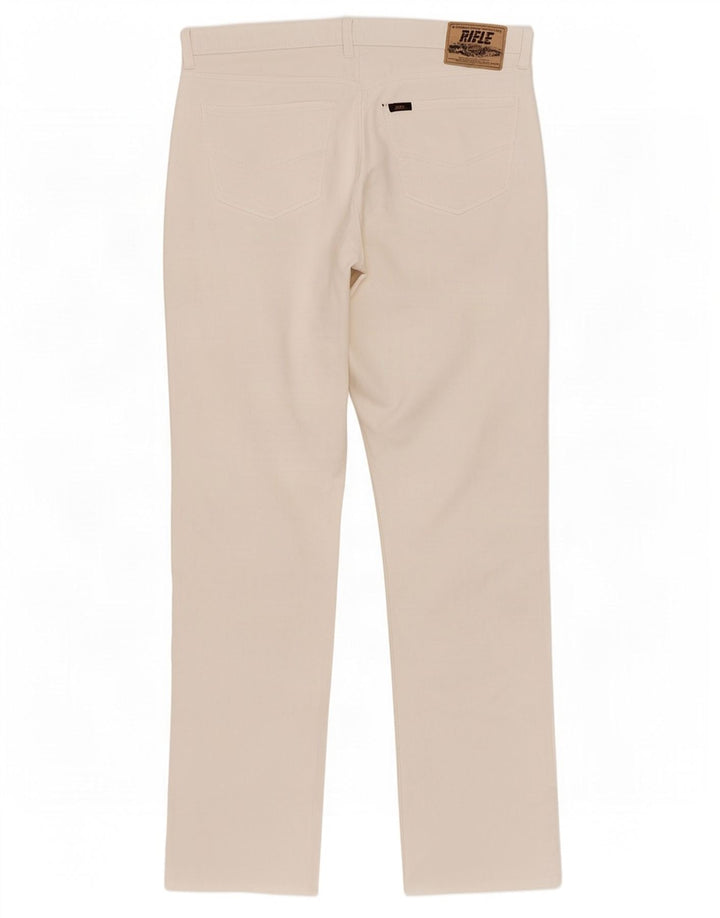 Rifle Jean droit homme W34 L32 coton blanc