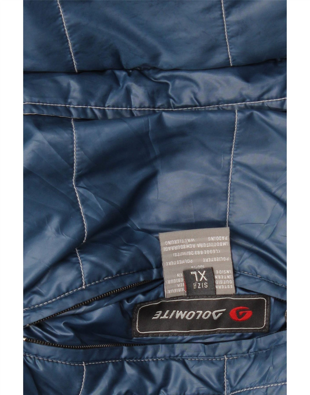 Dolomite Veste matelassée Crop Graphic pour femme UK 18 XL Bleu Colorblock