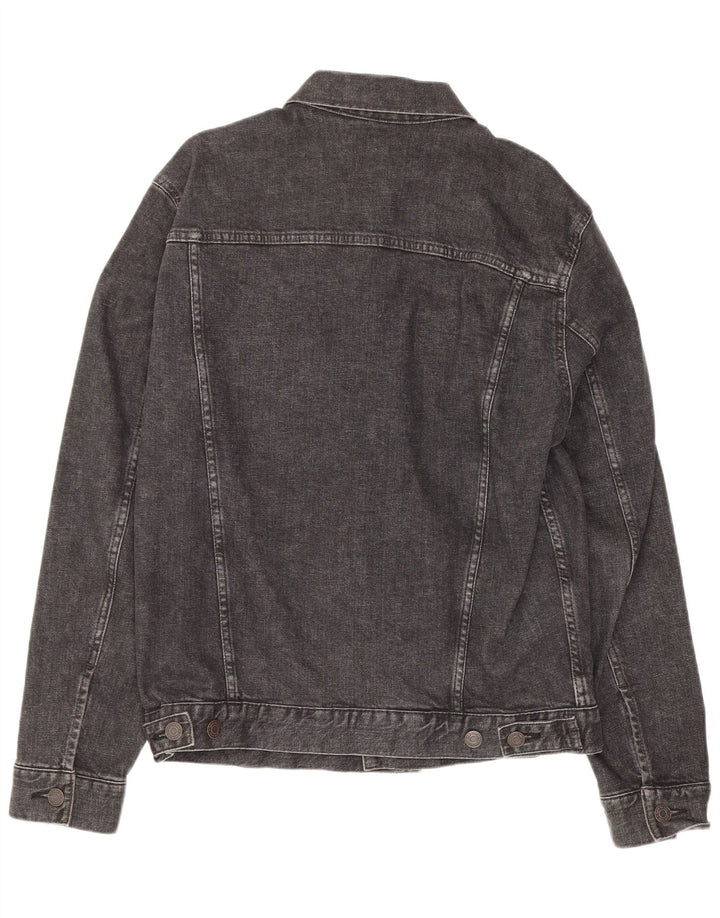Gap Veste en Jean Homme UK 34 XS Gris Coton