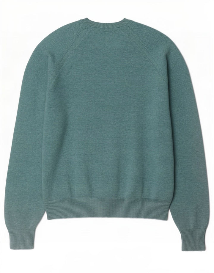 Marks & Spencer Pull Col Rond Homme Vert Moyen Coton