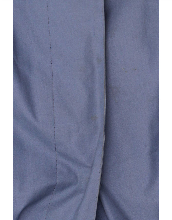 Manteau Femme Vintage IT 42 Bleu Moyen