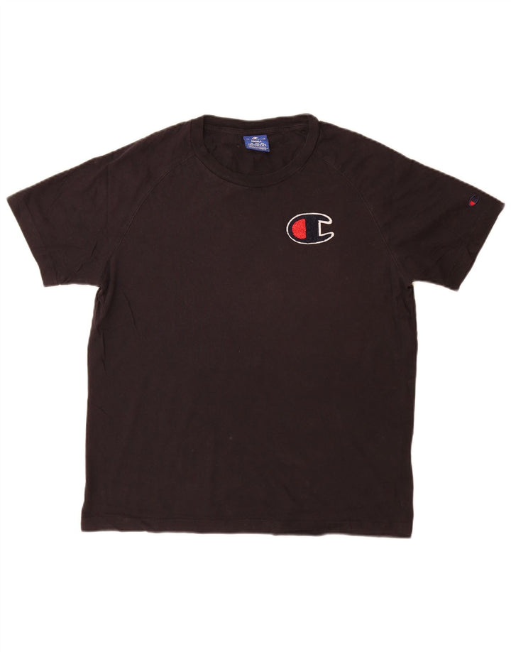 Champion T-Shirt Graphique Homme Petit Noir Coton