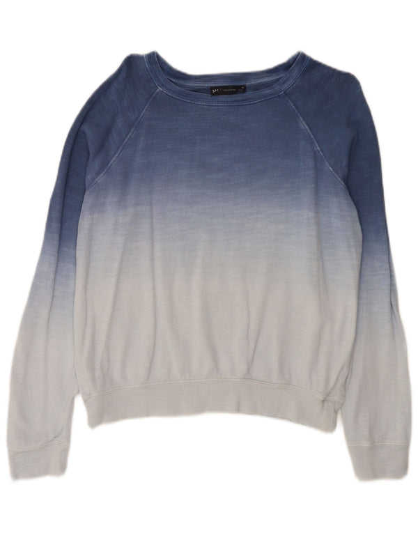 Marks & Spencer Sweat-shirt pour femme UK 10 Small Bleu Colorblock