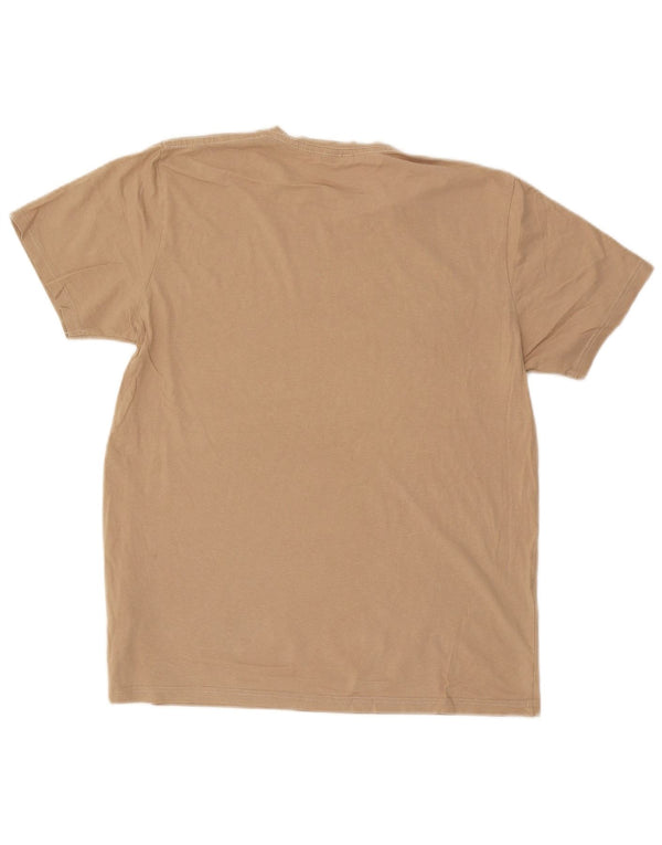 Jack & Jones T-Shirt Graphique Top XL Coton Beige Homme