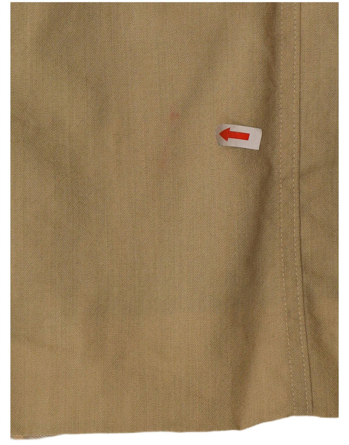 Marella Veste blazer surdimensionnée à 5 boutons pour femme UK 10 Petite laine kaki