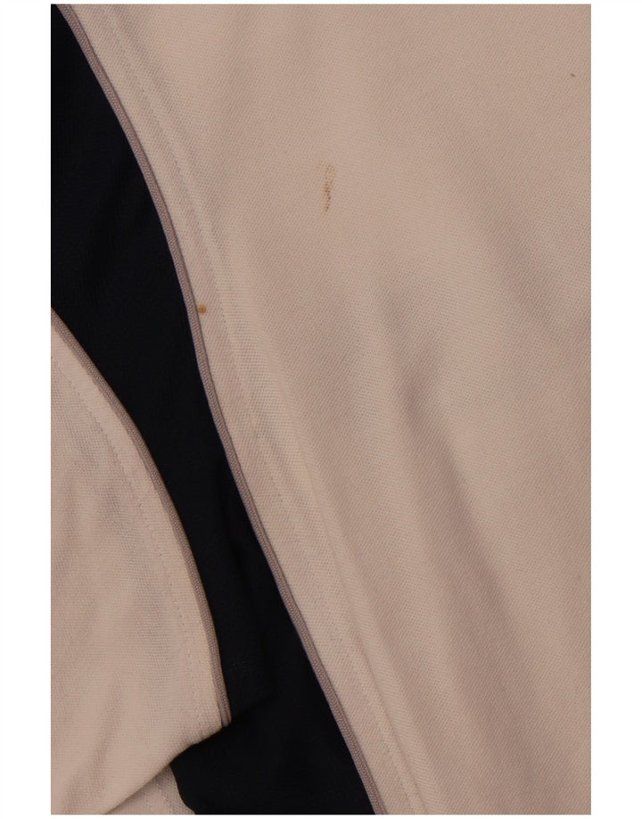 KAPPA T-Shirt Homme Haut Petit Blanc Colorblock Coton Sport