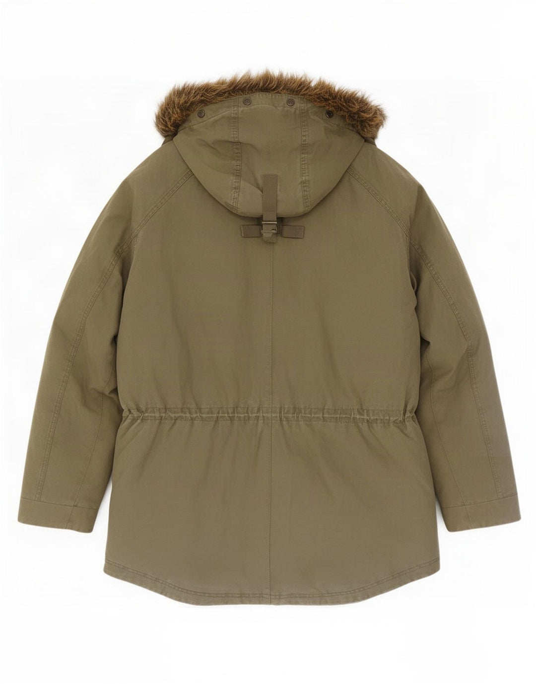 Timberland Parka à capuche pour homme UK 38 Kaki moyen