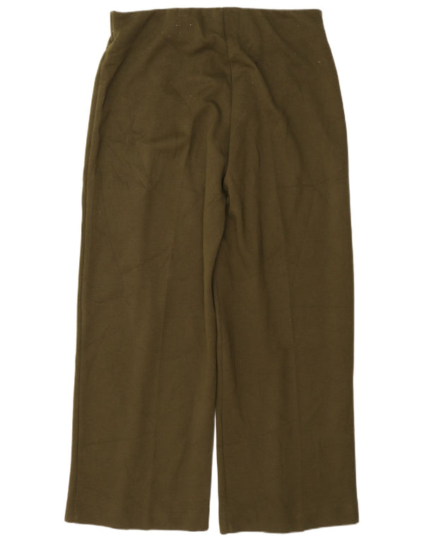 Marks & Spencer Pantalon droit décontracté pour femme UK 16 Large W34 L31 Kaki
