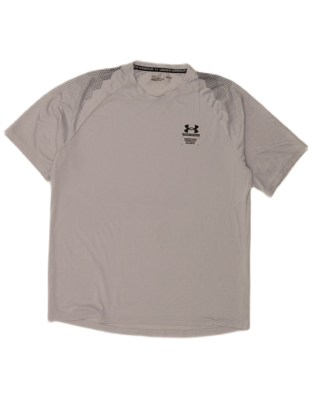 Under Armour T-Shirt Homme Haut Large Gris Géométrique