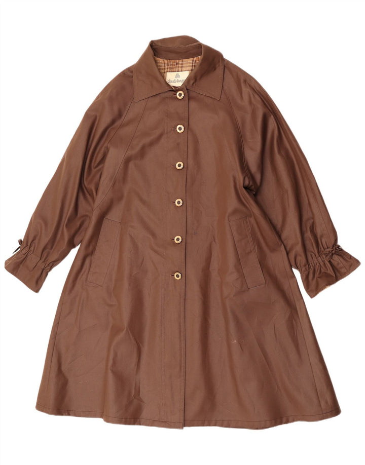 Claude Havrey Trench Femme UK 14 Large Marron Polyester