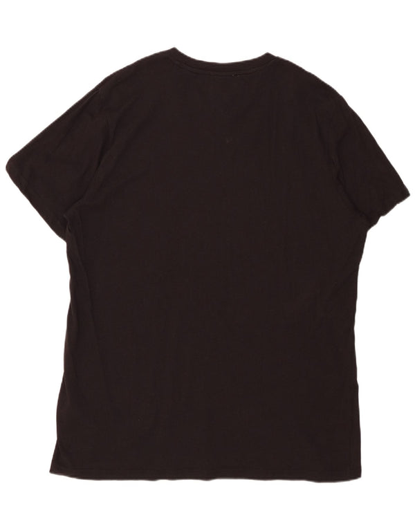 Tommy Hilfiger T-Shirt Homme Top XL Noir Coton