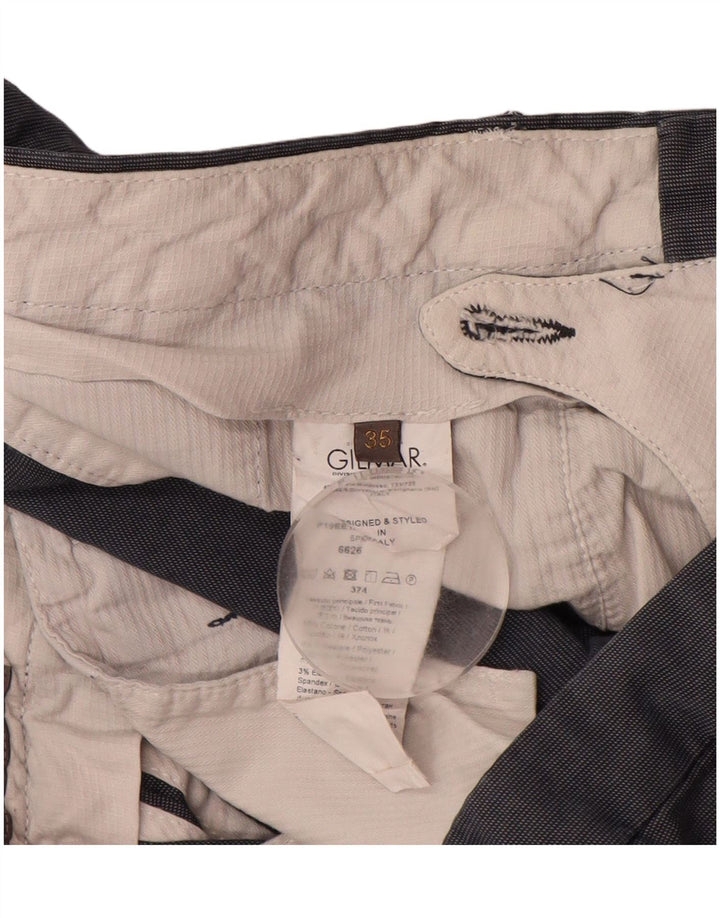 SIVIGLIA Pantalon Chino Droit Homme W35 L32 Bleu Marine Coton