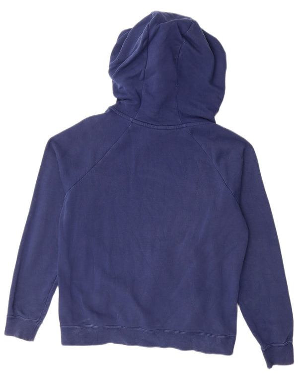 Nike Pull à capuche surdimensionné pour femme UK 10 Petit coton bleu marine