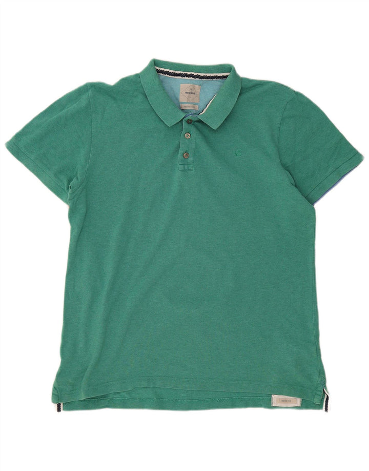 WHITE STUFF Polo Homme Large Vert Coton