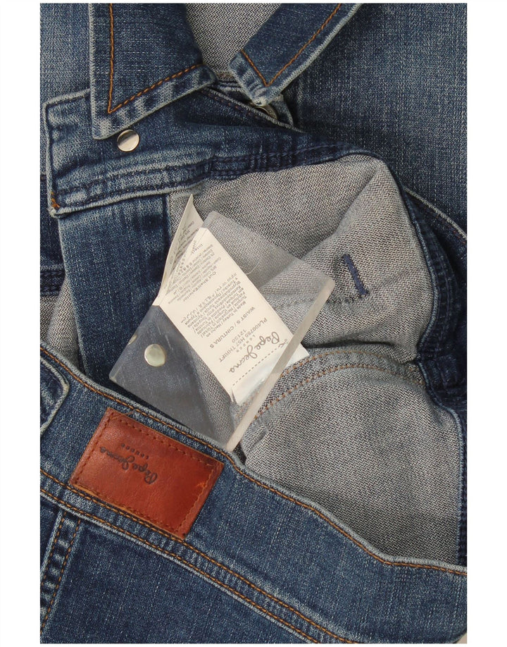 PEPE Jeans Veste en jean pour femme UK 10 Small Bleu marine Coton