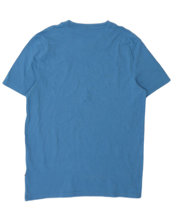U.S. Polo Assn. T-shirt graphique pour hommes, petit haut en coton bleu