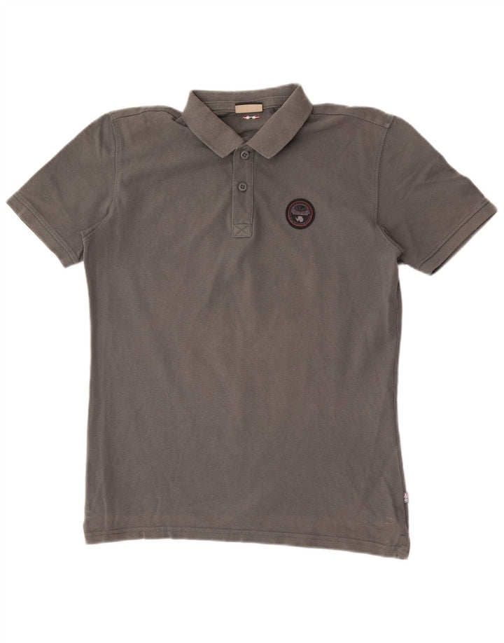 Napapijri Polo Geographic Homme Petit Gris