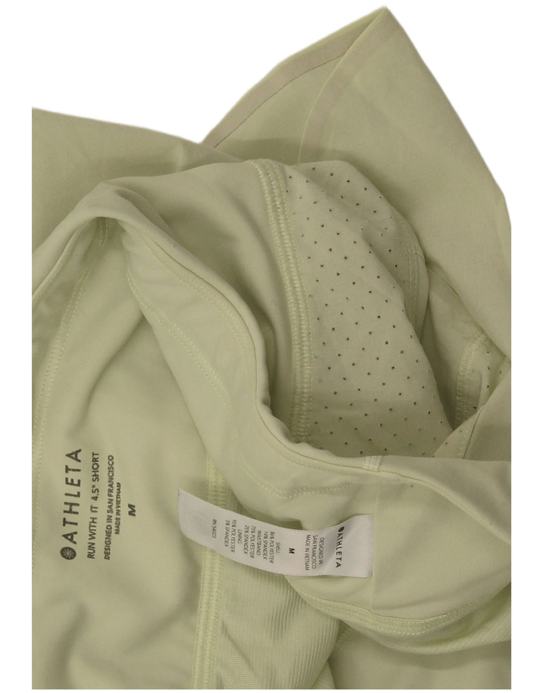 Athleta Short de sport pour femme UK 44 Polyester vert moyen
