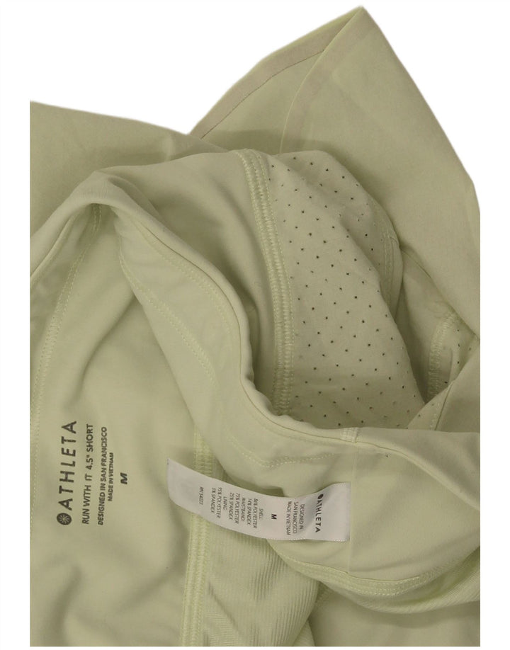Athleta Short de sport pour femme UK 44 Polyester vert moyen