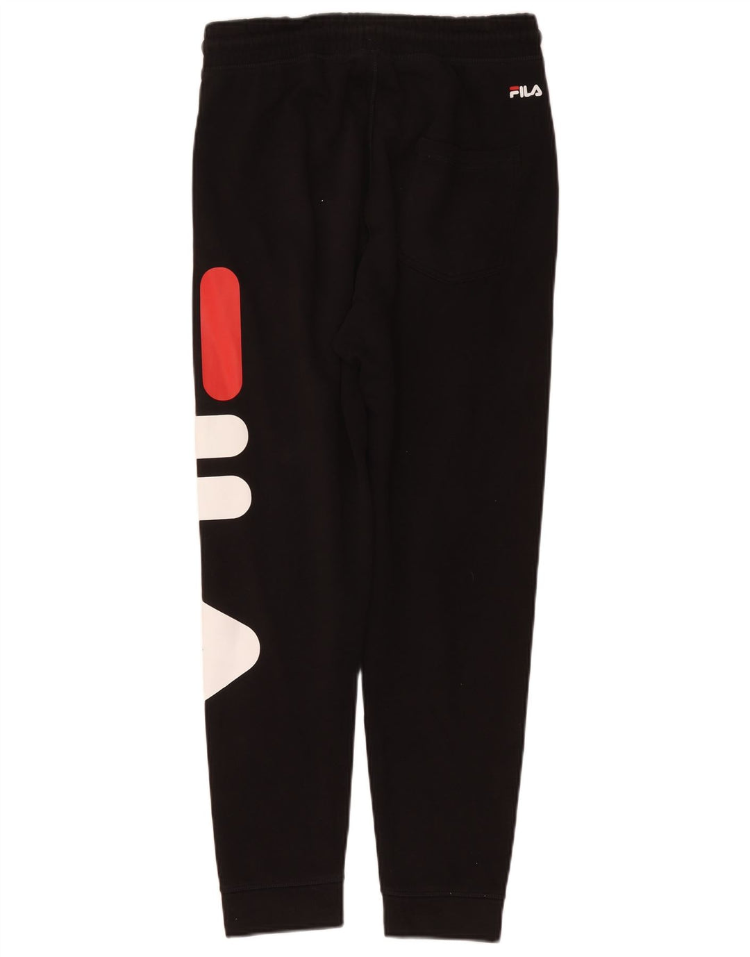 FILA Pantalon de Survêtement Graphique Joggers Homme Noir Moyen Coton