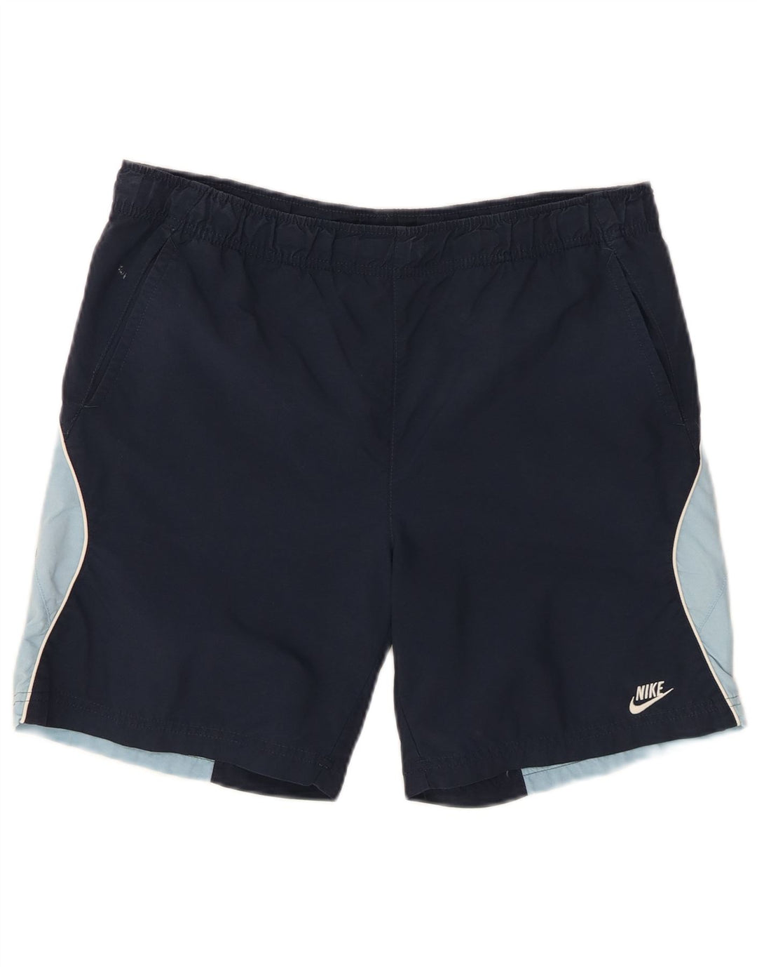 Short de bain Nike pour homme, petit, bleu marine, colour block