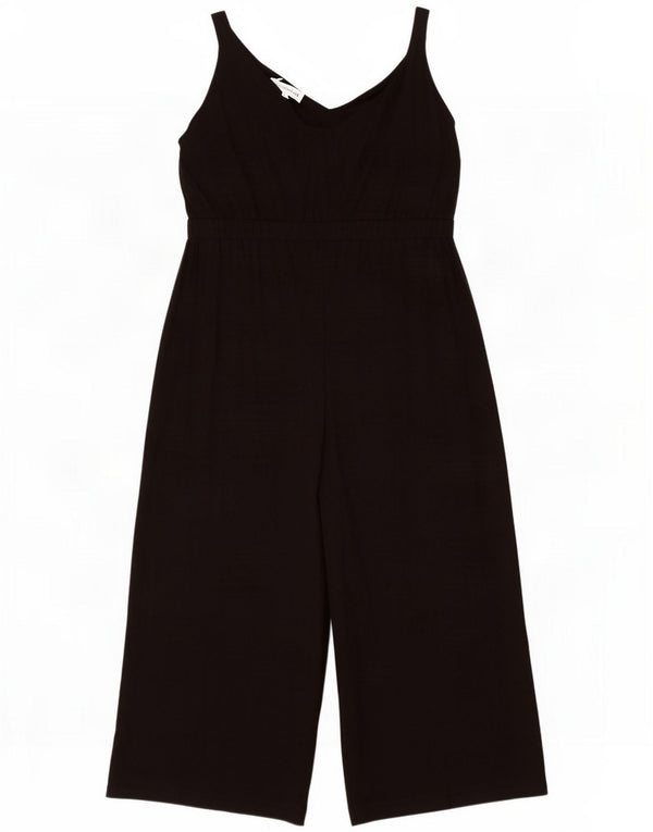 Warehouse Combinaison sans manches pour femme UK 16 Large Noir Viscose