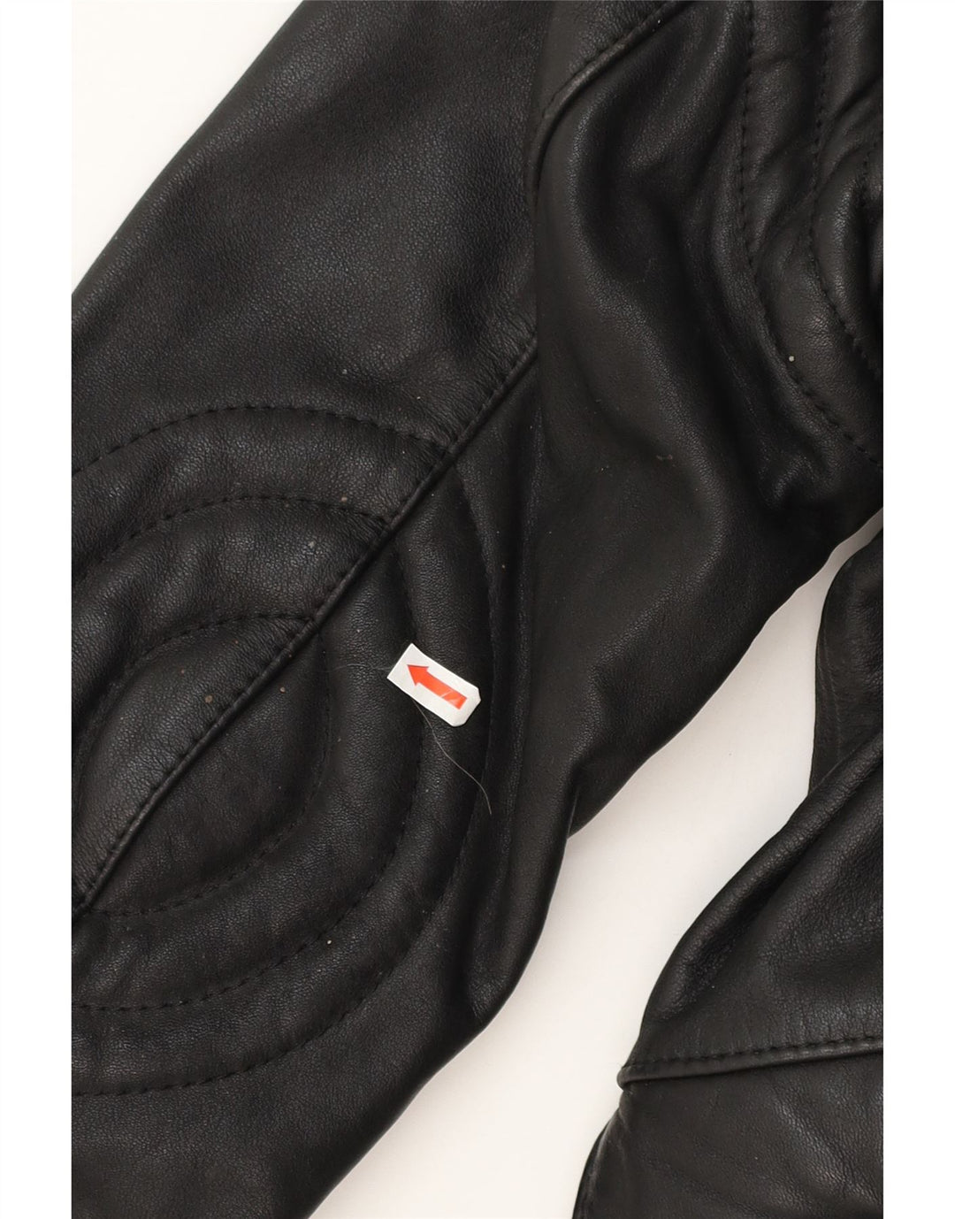 Veste motard en cuir homme vintage EU 48 Cuir noir moyen