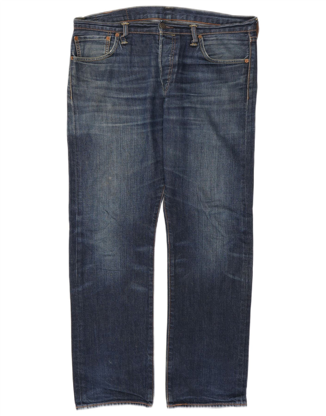 LEVI'S Jean Droit 501 Homme W34 L30 Bleu Coton