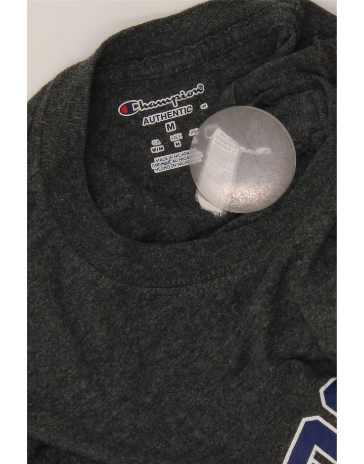 Champion T-Shirt Graphique George Fox University Homme Gris Moyen Coton