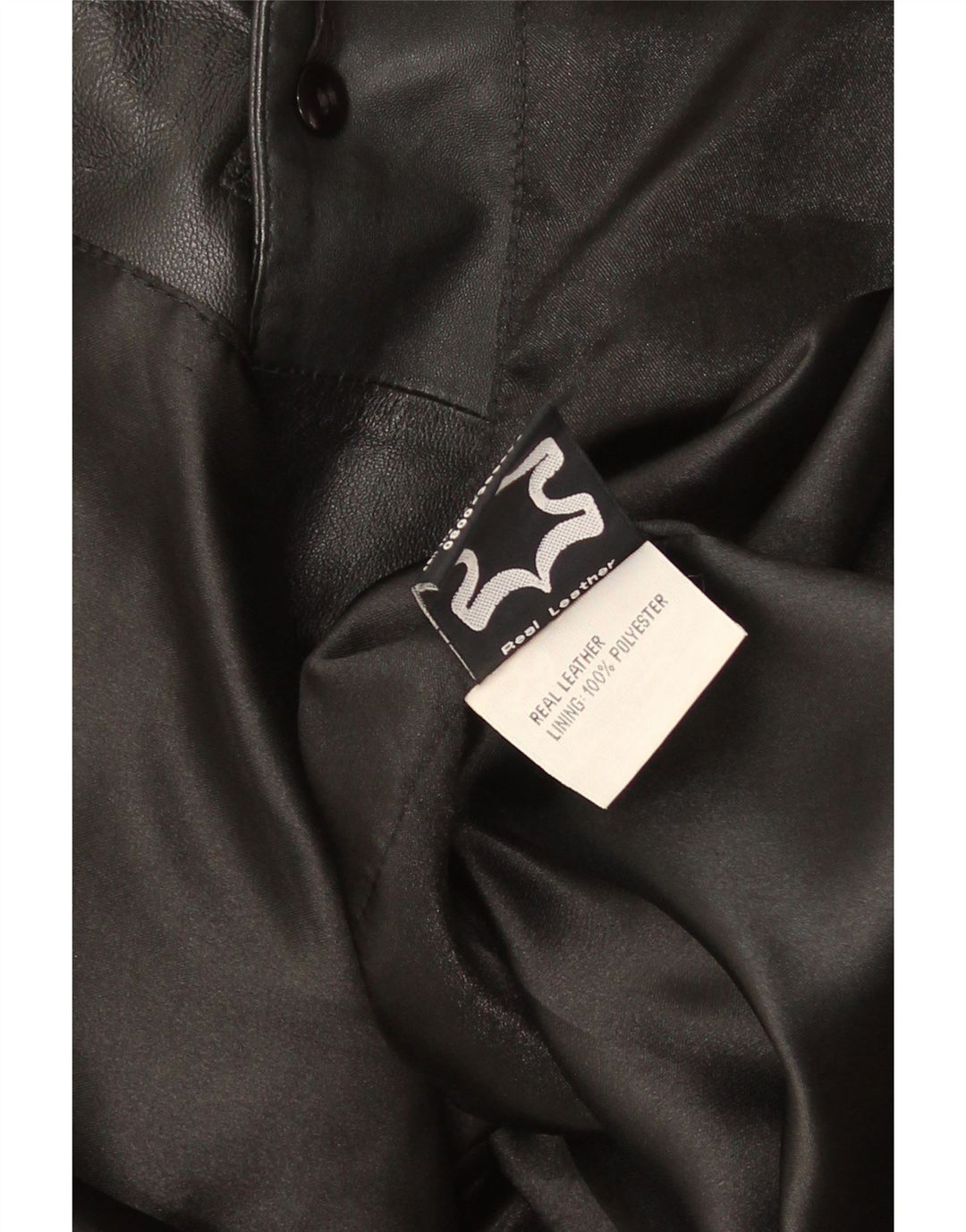 DPL Veste en cuir pour femme UK 12 Medium Noir